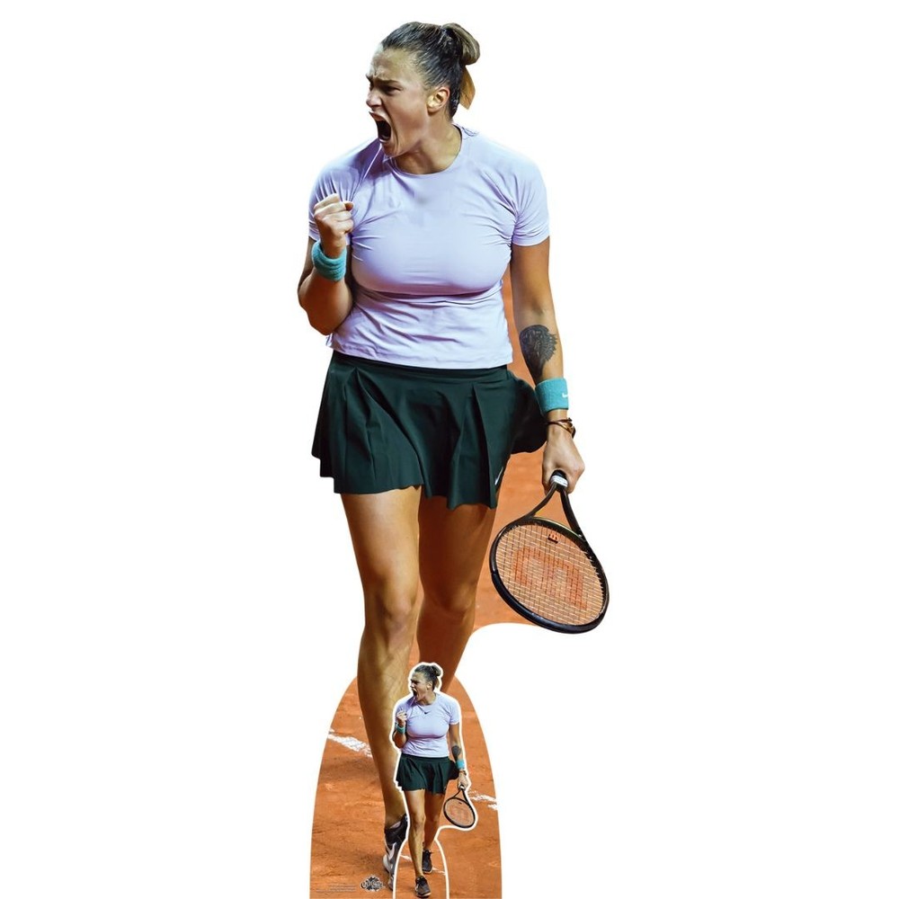 Aryna Sabalenka Tennis Cardboard Cutout with Free Mini Standee / Standup