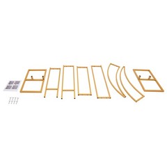 2Pcs Metal Wedding Arch Backdrop Flower Stand Balloon Stand Party Event Decor