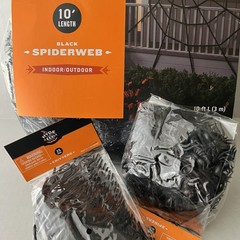 Spider Web Halloween Set 176 Pieces Snakes Centipedes Spiders Haunted Decor New