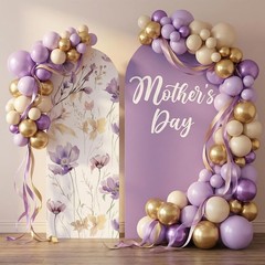 2 Pcs Love in Bloom Bridal Shower Decorations 2-Sided Round Top Cute Wildflower