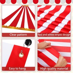4 Pcs Carnival Circus Tent Decorations Carnival Entryway Door Party Decor Awn
