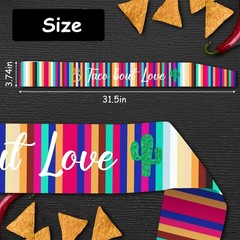 Fiesta Bachelorette Party Sash Taco Bout Love Mexican Bridal Shower Decor
