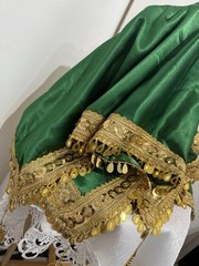 Green Destmal for Afghan Engagement Handmade Traditional