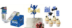 Class of 2025 Graduation Cake Topper and Cash Gift Box Surprise