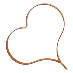 Metal Heart Insert Shaped Outdoor Decor Valentine’s Day Yard Signs Stake