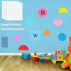 Star Heart Paper Cut-Outs, Assorted Color Shape Cards for Decor &DIY Crafts | CO