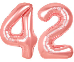 32″ ROSE GOLD #42 or #24 Helium Balloons Birthday Wedding Anniversary Party
