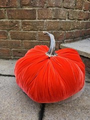 Forest Green Silk Velvet X-LARGE Pumpkin Rustic Farmhouse Wedding…