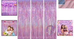 Sparkling Metallic Party Decorations 3 Pack