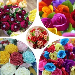 12 Rolls Crepe Paper Sheets Rolls, 10″ x 98″ Crepe Paper Sheets with 50 Pcs G…