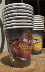 NEW Disney Lightning McQueen Movie party decor Lot- 8 Wrapped Items