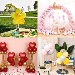 10 Sets Balloon Stand Kit Clear Table Balloon Centerpieces Party Decor