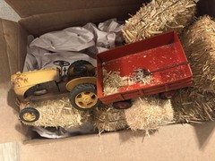 Western Party Decorations Set Multicolor Wood/Paper/Straw Hay Bales Cactus
