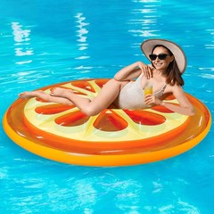 Lemon Pool Float, Pool Floats for Adults, Inflatable Pool rafts, Water Fun La…