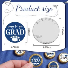 504 Pieces 2026 Graduation Stickers Congrats Grad Senior Class of 2026 Party …