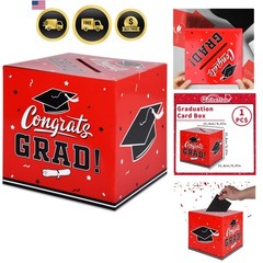 Graduation Decorations 2026 Grad Card Box for Gift Graduation Party Favors De…