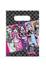 MONSTER HIGH Loot Bag Birthday Party Kids Supplies Amscan 8 Count Treat Bags