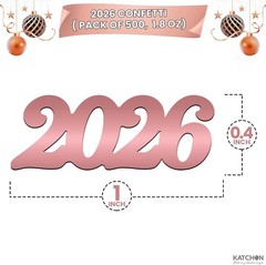 Pack of 500 Rose Gold Confetti – Perfectly Crafted for Graduation Parties 2026