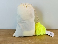 Meri Meri Tassel Garland Blue Yellow White Brand New With Tags And Bag 8 Ft Long