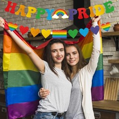 Happy Pride Banner pride Month Party Decorations, LGBTQ+ Pride Month Banners …