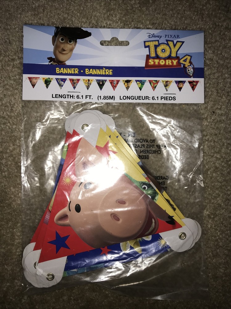 Disney Pixar Toy Story Character Party Banner Streamer decoration 6.1 ft.
