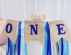 1pc 1st Birthday Boy Decorations ONE Banner