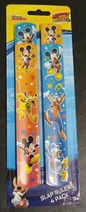 🔥 Disney Mickey Mouse – Birthday Party Slap Ruler Bracelets – Lot of 2