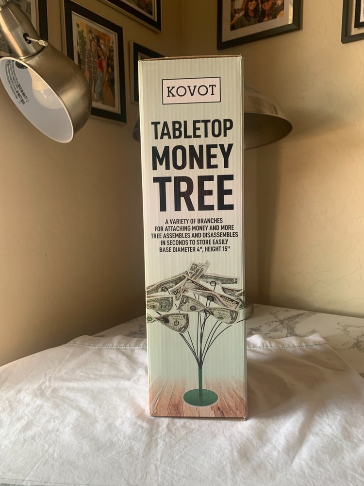Kovot Money Tree, Flexible Tree Branches, Gift Cards, Money, Lottery Tickets