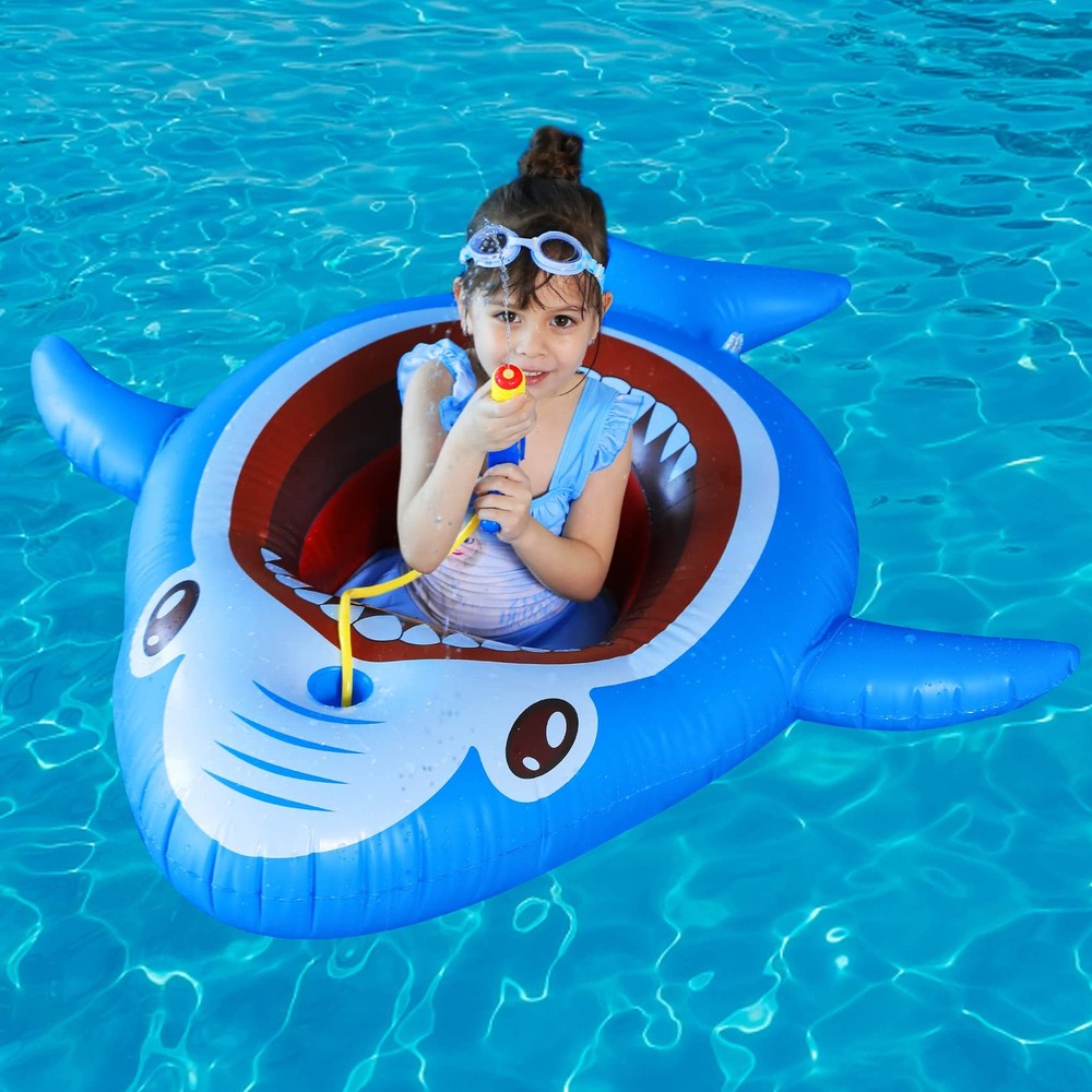 HYRIXDIRECT Inflatable Floating Pool Toys for Kids Pool Float Swimming Ring B…