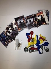 Transformers Birthday Party Bundle Banner + 22 Balloons + 12 Cupcake Toppers