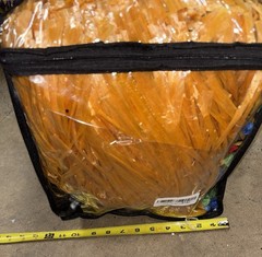 Luau Tiki Hut Decor 4 Lei 20”, 30+ Feet Grass Skirt Border NWOT & Storage Bag