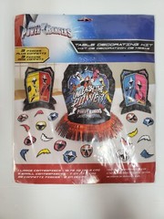 POWER RANGER NINJA STEEL Table Decorating 23 Kit Piece Centerpiece Party Supply!
