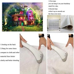 Magic Movie Backdrop Magical Floral House Butterfly Background for Kids Family