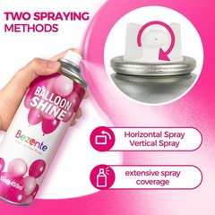 Balloon Shine Spray – 15 oz High Shine Balloon Spray, Waterproof, Long-Lastin…