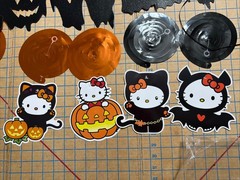 Hello Kitty Happy Halloween Banner 10 Pieces New (02)