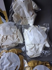 Black and Gold Balloons Arch Kit – New Other – Read – Fast Shipping