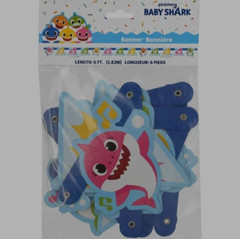 Baby Shark Party Banner 6 Foot Long