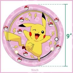 Pokemon Birthday Party Supplies Pikachu Party Decorations Foil Balloons Tablewar