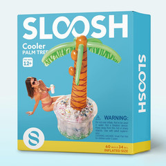 JOYIN 60″ Inflatable Palm Tree Cooler, Beach Theme Decor, Pool Party Decorations