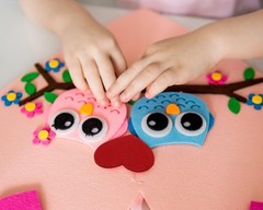 50PCS (Red, 50mm) Felt Hearts Cutout for Valentine’s Day Wedding Decoration Scr