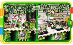 GHOSTBUSTER ghost Birthday Party Supplies,Ghostbusters Party Decorations Plates