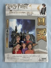 Harry Potter Scene Setter with 13 Photo Props Birthday Party Wizarding world New