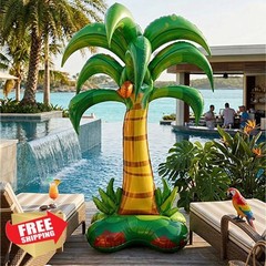 Tedercle 52″ Inflatable Palm Tree Balloon Hawaiian
