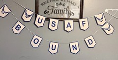 Military Send Off Party Banner