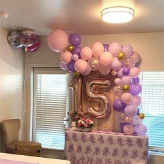 Isndare Pastel Pink And Purple Balloons 12 Inch Metallic Purple Lilac Pink