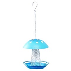Mushroom Bird Feeder for Balcony Yard and Porch Hanging Use Display