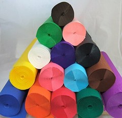 Clikkabox – 1 Light Green Crepe Paper Roll 26metres x 50cm by clikkabox