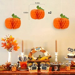 40PCS Thanksgiving Decorations – Pre-Assembled Banner & Garland, Hanging Deco…