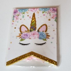 Unicon Party Decorations Over 60 Pcs! -All Cake Items New In Bag- Pink Rainbow