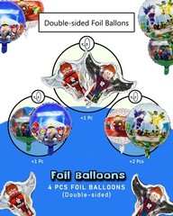 Video Game Themed Birthday Party Decorations Kit Party Supplies BannerTablecloth